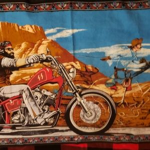 Vintage David Mann Ghost rider tapestry